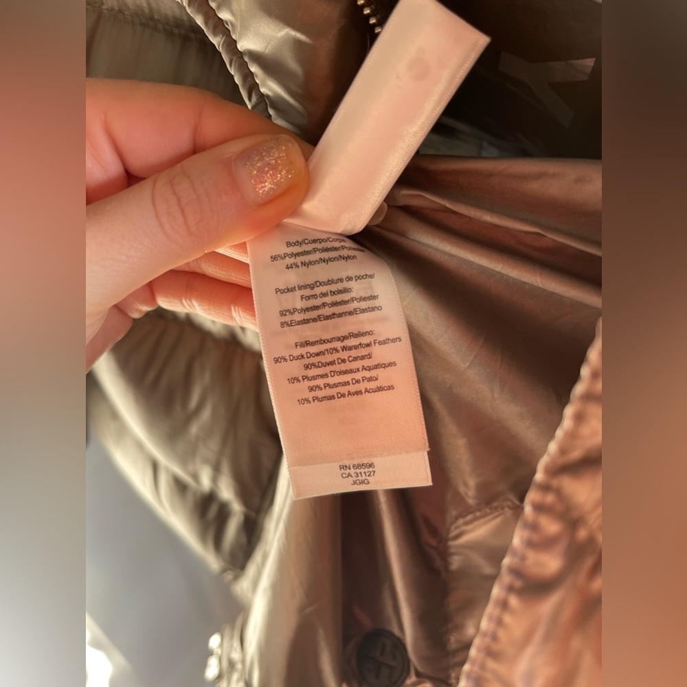 DKNY 90% duck down puffer jacket - Picture 4 of 7